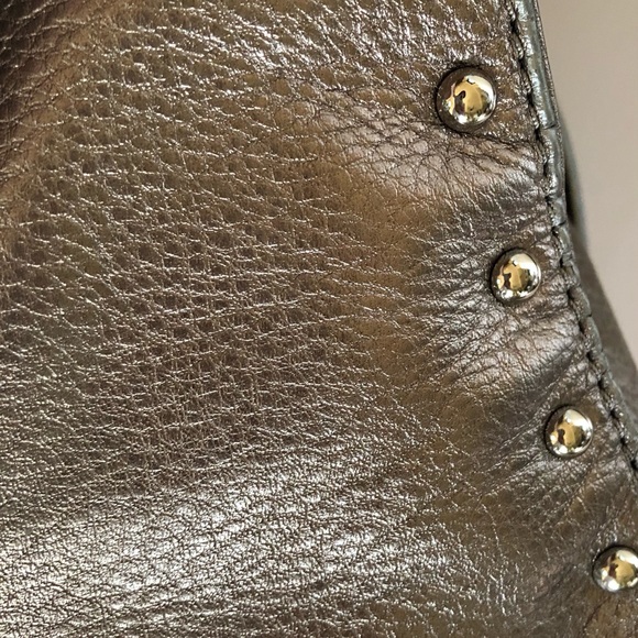 Michael Kors Large Handbag Satchel Shoulder Bag Crossbody in Gunmetal 🤩 - Picture 9 of 9